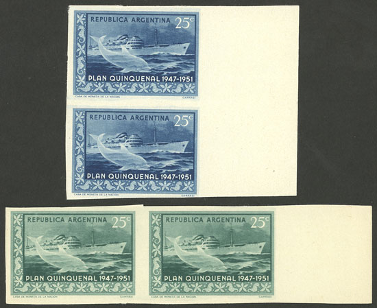 Lot 639 - Argentina general issues -  Guillermo Jalil - Philatino Auction # 2414 ARGENTINA: Super-economy auction with many interesting lots with VERY LOW PRICES!