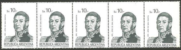Lot 1044 - Argentina general issues -  Guillermo Jalil - Philatino Auction # 2414 ARGENTINA: Super-economy auction with many interesting lots with VERY LOW PRICES!