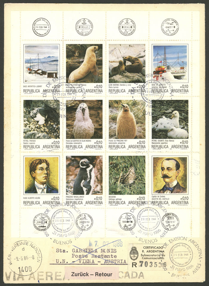 Lot 1493 - Argentina postal history - Guillermo Jalil - Philatino Auction # 2414 ARGENTINA: Super-economy auction with many interesting lots with VERY LOW PRICES! Lot 1493 - Argentina postal history - Guillermo Jalil - Philatino Auction # 2414 ARGENTINA: Super-economy auction with many interesting lots with VERY LOW PRICES!