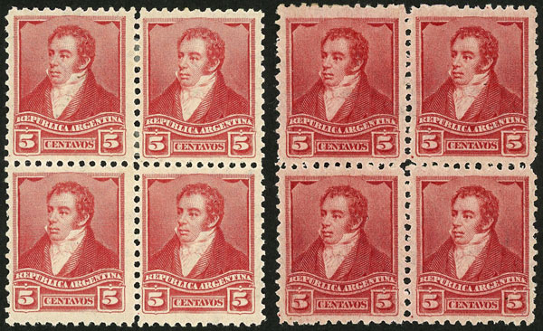 Lot 204 - Argentina general issues -  Guillermo Jalil - Philatino Auction # 2414 ARGENTINA: Super-economy auction with many interesting lots with VERY LOW PRICES!