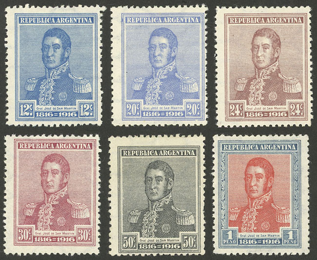 Lot 292 - Argentina general issues -  Guillermo Jalil - Philatino Auction # 2414 ARGENTINA: Super-economy auction with many interesting lots with VERY LOW PRICES!