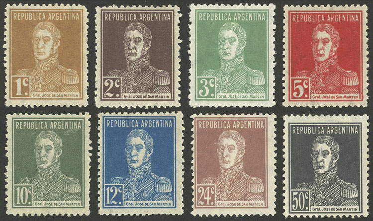 Lot 342 - Argentina general issues -  Guillermo Jalil - Philatino Auction # 2414 ARGENTINA: Super-economy auction with many interesting lots with VERY LOW PRICES!