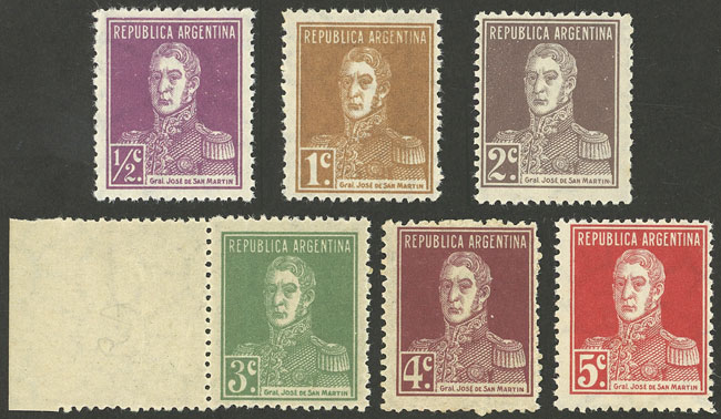 Lot 344 - Argentina general issues -  Guillermo Jalil - Philatino Auction # 2414 ARGENTINA: Super-economy auction with many interesting lots with VERY LOW PRICES!
