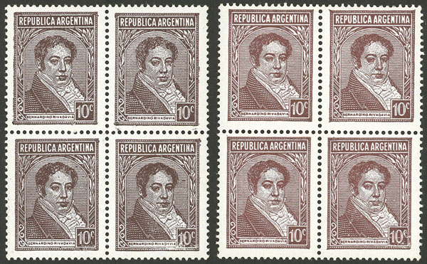 Lot 476 - Argentina general issues -  Guillermo Jalil - Philatino Auction # 2414 ARGENTINA: Super-economy auction with many interesting lots with VERY LOW PRICES!