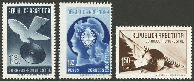 Lot 489 - Argentina general issues -  Guillermo Jalil - Philatino Auction # 2414 ARGENTINA: Super-economy auction with many interesting lots with VERY LOW PRICES!