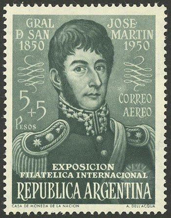 Lot 634 - Argentina general issues -  Guillermo Jalil - Philatino Auction # 2414 ARGENTINA: Super-economy auction with many interesting lots with VERY LOW PRICES!