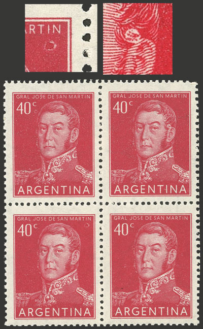 Lot 698 - Argentina general issues -  Guillermo Jalil - Philatino Auction # 2414 ARGENTINA: Super-economy auction with many interesting lots with VERY LOW PRICES!