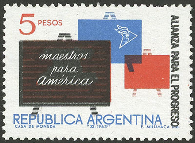 Lot 816 - Argentina general issues -  Guillermo Jalil - Philatino Auction # 2414 ARGENTINA: Super-economy auction with many interesting lots with VERY LOW PRICES!