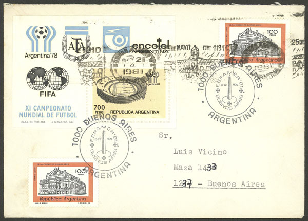 Lot 1487 - Argentina postal history - Guillermo Jalil - Philatino Auction # 2414 ARGENTINA: Super-economy auction with many interesting lots with VERY LOW PRICES! Lot 1487 - Argentina postal history - Guillermo Jalil - Philatino Auction # 2414 ARGENTINA: Super-economy auction with many interesting lots with VERY LOW PRICES!