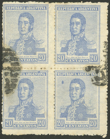 Lot 296 - Argentina general issues -  Guillermo Jalil - Philatino Auction # 2414 ARGENTINA: Super-economy auction with many interesting lots with VERY LOW PRICES!