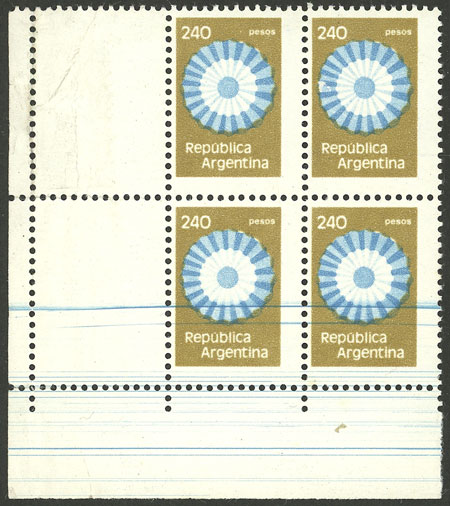 Lot 1031 - Argentina general issues -  Guillermo Jalil - Philatino Auction # 2414 ARGENTINA: Super-economy auction with many interesting lots with VERY LOW PRICES!