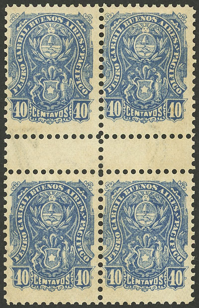 Lot 1347 - Argentina telegraph stamps -  Guillermo Jalil - Philatino Auction # 2414 ARGENTINA: Super-economy auction with many interesting lots with VERY LOW PRICES!