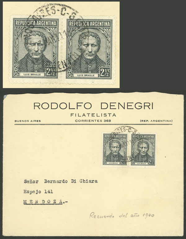 Lot 1437 - Argentina postal history - Guillermo Jalil - Philatino Auction # 2414 ARGENTINA: Super-economy auction with many interesting lots with VERY LOW PRICES! Lot 1437 - Argentina postal history - Guillermo Jalil - Philatino Auction # 2414 ARGENTINA: Super-economy auction with many interesting lots with VERY LOW PRICES!