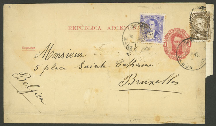 Lot 1392 - Argentina postal history - Guillermo Jalil - Philatino Auction # 2414 ARGENTINA: Super-economy auction with many interesting lots with VERY LOW PRICES! Lot 1392 - Argentina postal history - Guillermo Jalil - Philatino Auction # 2414 ARGENTINA: Super-economy auction with many interesting lots with VERY LOW PRICES!