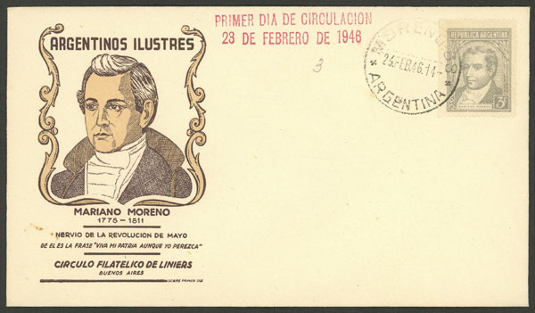 Lot 570 - Argentina general issues - Guillermo Jalil - Philatino Auction # 2414 ARGENTINA: Super-economy auction with many interesting lots with VERY LOW PRICES! Lot 570 - Argentina general issues - Guillermo Jalil - Philatino Auction # 2414 ARGENTINA: Super-economy auction with many interesting lots with VERY LOW PRICES!