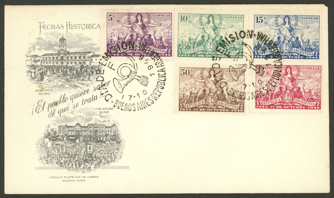 Lot 614 - Argentina general issues - Guillermo Jalil - Philatino Auction # 2414 ARGENTINA: Super-economy auction with many interesting lots with VERY LOW PRICES! Lot 614 - Argentina general issues - Guillermo Jalil - Philatino Auction # 2414 ARGENTINA: Super-economy auction with many interesting lots with VERY LOW PRICES!