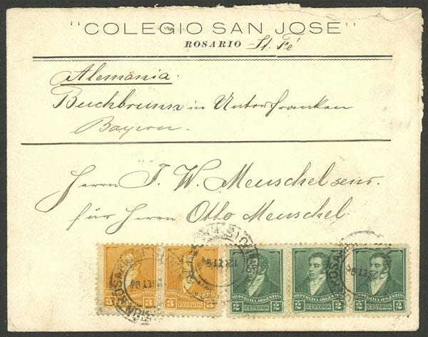 Lot 1395 - Argentina postal history - Guillermo Jalil - Philatino Auction # 2414 ARGENTINA: Super-economy auction with many interesting lots with VERY LOW PRICES! Lot 1395 - Argentina postal history - Guillermo Jalil - Philatino Auction # 2414 ARGENTINA: Super-economy auction with many interesting lots with VERY LOW PRICES!