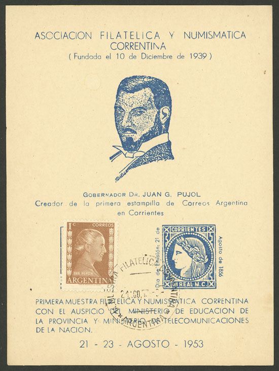 Lot 1452 - Argentina postal history -  Guillermo Jalil - Philatino Auction # 2414 ARGENTINA: Super-economy auction with many interesting lots with VERY LOW PRICES!