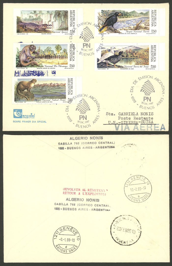 Lot 1058 - Argentina general issues - Guillermo Jalil - Philatino Auction # 2414 ARGENTINA: Super-economy auction with many interesting lots with VERY LOW PRICES! Lot 1058 - Argentina general issues - Guillermo Jalil - Philatino Auction # 2414 ARGENTINA: Super-economy auction with many interesting lots with VERY LOW PRICES!