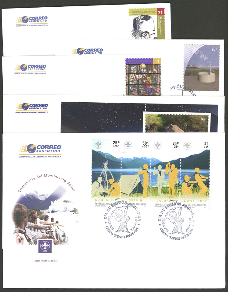 Lot 1150 - Argentina general issues -  Guillermo Jalil - Philatino Auction # 2414 ARGENTINA: Super-economy auction with many interesting lots with VERY LOW PRICES!