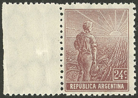 Lot 277 - Argentina general issues -  Guillermo Jalil - Philatino Auction # 2414 ARGENTINA: Super-economy auction with many interesting lots with VERY LOW PRICES!