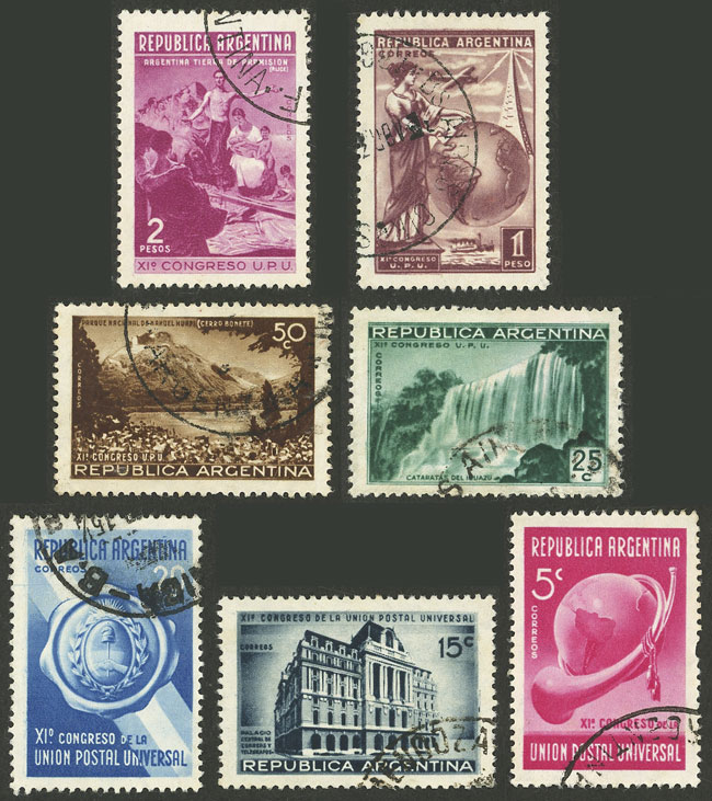 Lot 486 - Argentina general issues -  Guillermo Jalil - Philatino Auction # 2414 ARGENTINA: Super-economy auction with many interesting lots with VERY LOW PRICES!