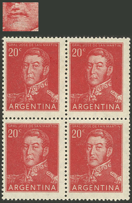 Lot 693 - Argentina general issues -  Guillermo Jalil - Philatino Auction # 2414 ARGENTINA: Super-economy auction with many interesting lots with VERY LOW PRICES!