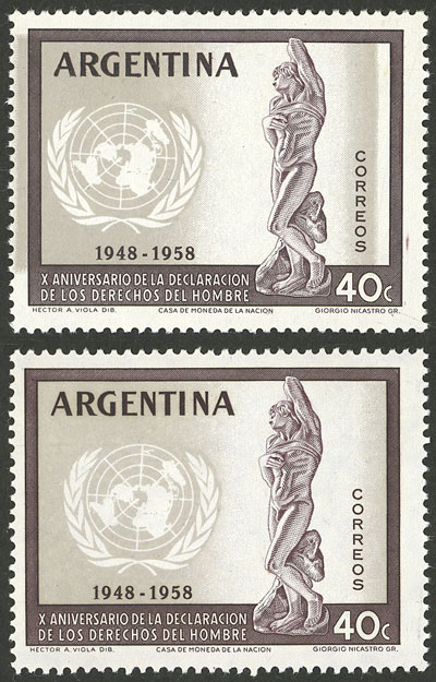 Lot 736 - Argentina general issues -  Guillermo Jalil - Philatino Auction # 2414 ARGENTINA: Super-economy auction with many interesting lots with VERY LOW PRICES!