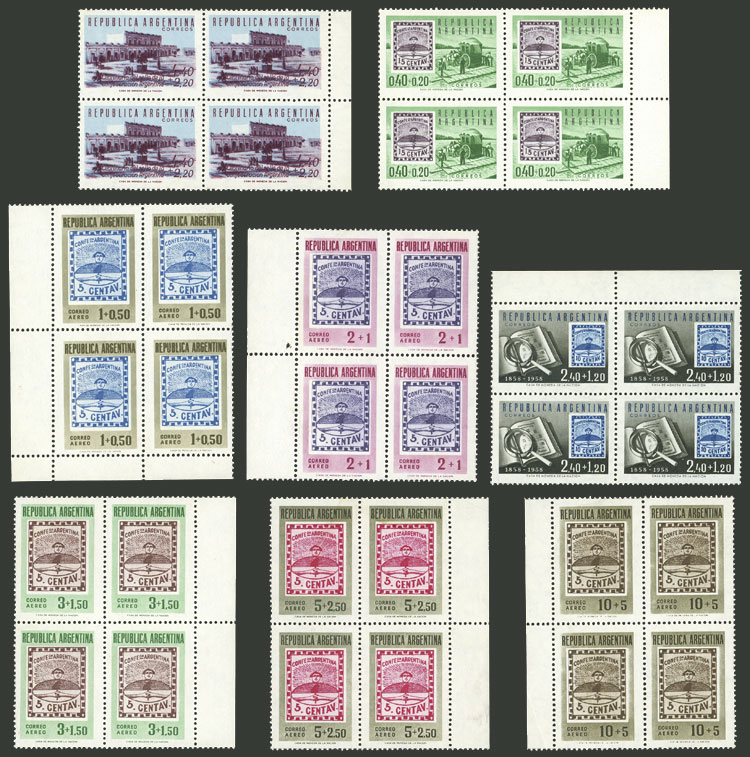 Lot 729 - Argentina general issues -  Guillermo Jalil - Philatino Auction # 2414 ARGENTINA: Super-economy auction with many interesting lots with VERY LOW PRICES!