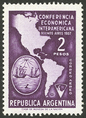 Lot 727 - Argentina general issues -  Guillermo Jalil - Philatino Auction # 2414 ARGENTINA: Super-economy auction with many interesting lots with VERY LOW PRICES!
