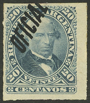 Lot 1279 - Argentina official stamps -  Guillermo Jalil - Philatino Auction # 2414 ARGENTINA: Super-economy auction with many interesting lots with VERY LOW PRICES!