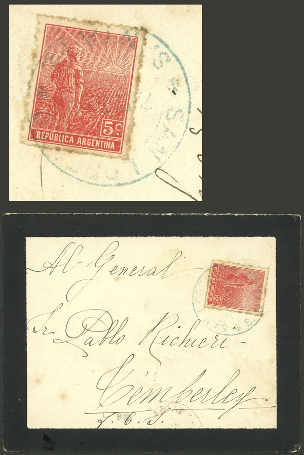 Lot 1413 - Argentina postal history - Guillermo Jalil - Philatino Auction # 2414 ARGENTINA: Super-economy auction with many interesting lots with VERY LOW PRICES! Lot 1413 - Argentina postal history - Guillermo Jalil - Philatino Auction # 2414 ARGENTINA: Super-economy auction with many interesting lots with VERY LOW PRICES!