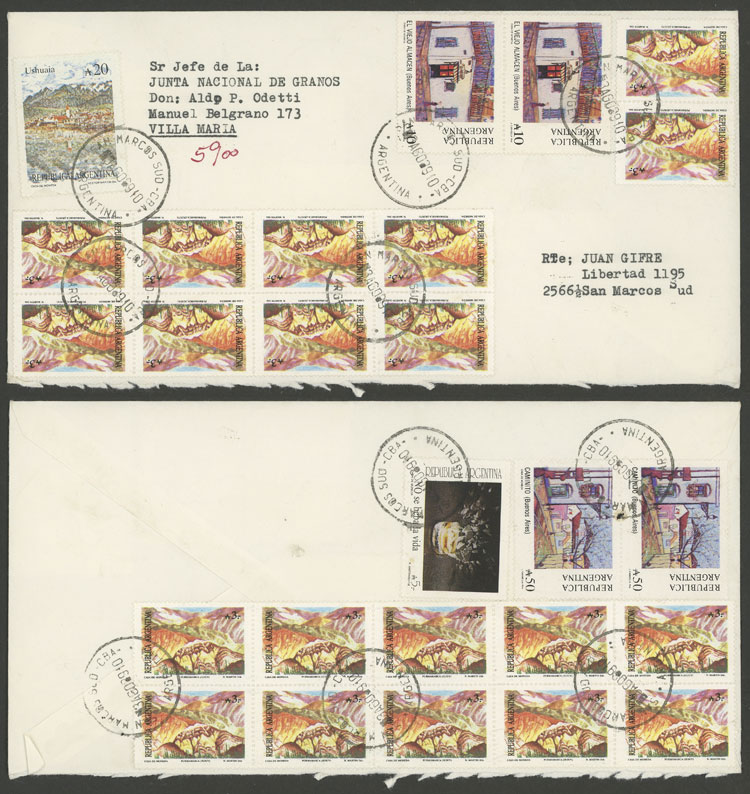 Lot 1498 - Argentina postal history - Guillermo Jalil - Philatino Auction # 2414 ARGENTINA: Super-economy auction with many interesting lots with VERY LOW PRICES! Lot 1498 - Argentina postal history - Guillermo Jalil - Philatino Auction # 2414 ARGENTINA: Super-economy auction with many interesting lots with VERY LOW PRICES!