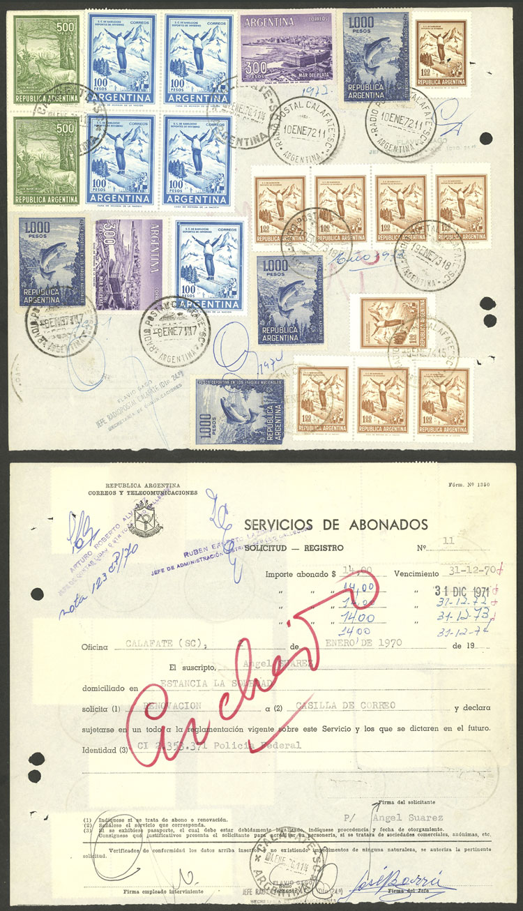 Lot 1478 - Argentina postal history - Guillermo Jalil - Philatino Auction # 2414 ARGENTINA: Super-economy auction with many interesting lots with VERY LOW PRICES! Lot 1478 - Argentina postal history - Guillermo Jalil - Philatino Auction # 2414 ARGENTINA: Super-economy auction with many interesting lots with VERY LOW PRICES!