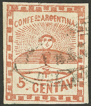 Lot 25 - Argentina confederation - Guillermo Jalil - Philatino Auction # 2414 ARGENTINA: Super-economy auction with many interesting lots with VERY LOW PRICES! Lot 25 - Argentina confederation - Guillermo Jalil - Philatino Auction # 2414 ARGENTINA: Super-economy auction with many interesting lots with VERY LOW PRICES!