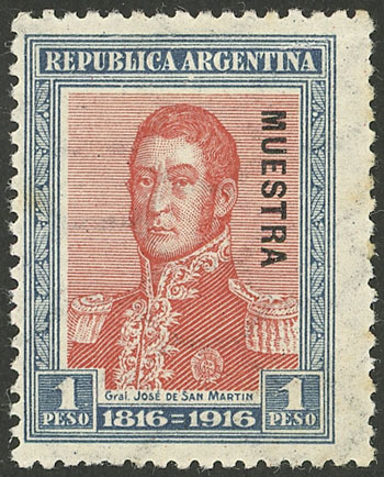 Lot 294 - Argentina general issues -  Guillermo Jalil - Philatino Auction # 2414 ARGENTINA: Super-economy auction with many interesting lots with VERY LOW PRICES!