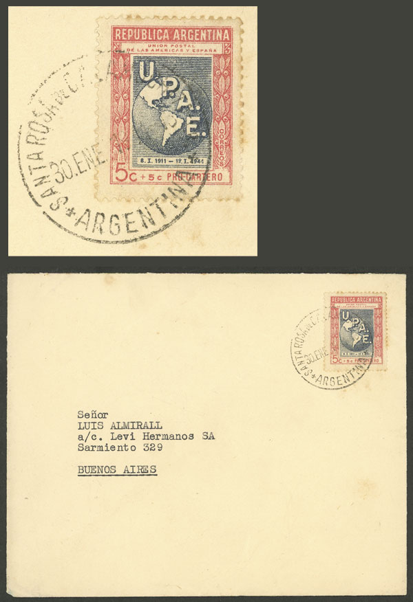 Lot 1442 - Argentina postal history - Guillermo Jalil - Philatino Auction # 2414 ARGENTINA: Super-economy auction with many interesting lots with VERY LOW PRICES! Lot 1442 - Argentina postal history - Guillermo Jalil - Philatino Auction # 2414 ARGENTINA: Super-economy auction with many interesting lots with VERY LOW PRICES!