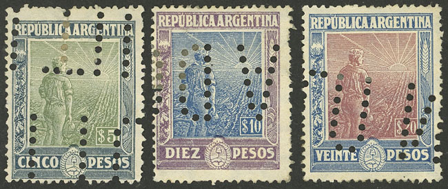 Lot 278 - Argentina general issues -  Guillermo Jalil - Philatino Auction # 2414 ARGENTINA: Super-economy auction with many interesting lots with VERY LOW PRICES!