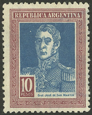 Lot 347 - Argentina general issues -  Guillermo Jalil - Philatino Auction # 2414 ARGENTINA: Super-economy auction with many interesting lots with VERY LOW PRICES!