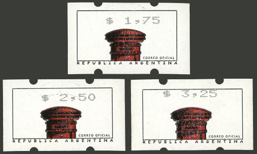 Lot 1352 - Argentina variable value stamps - Guillermo Jalil - Philatino Auction # 2414 ARGENTINA: Super-economy auction with many interesting lots with VERY LOW PRICES! Lot 1352 - Argentina variable value stamps - Guillermo Jalil - Philatino Auction # 2414 ARGENTINA: Super-economy auction with many interesting lots with VERY LOW PRICES!