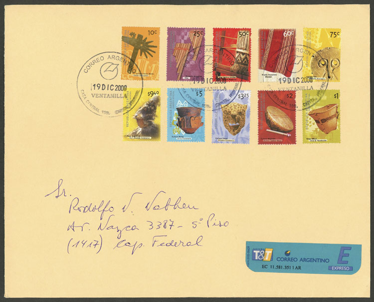 Lot 1370 - Argentina postal history - Guillermo Jalil - Philatino Auction # 2414 ARGENTINA: Super-economy auction with many interesting lots with VERY LOW PRICES! Lot 1370 - Argentina postal history - Guillermo Jalil - Philatino Auction # 2414 ARGENTINA: Super-economy auction with many interesting lots with VERY LOW PRICES!