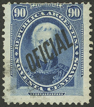 Lot 1287 - Argentina official stamps -  Guillermo Jalil - Philatino Auction # 2414 ARGENTINA: Super-economy auction with many interesting lots with VERY LOW PRICES!