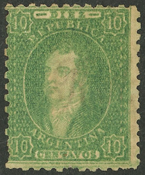 Lot 65 - Argentina rivadavia -  Guillermo Jalil - Philatino Auction # 2414 ARGENTINA: Super-economy auction with many interesting lots with VERY LOW PRICES!