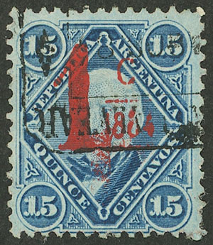 Lot 145 - Argentina general issues -  Guillermo Jalil - Philatino Auction # 2414 ARGENTINA: Super-economy auction with many interesting lots with VERY LOW PRICES!