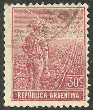 Lot 283 - Argentina general issues -  Guillermo Jalil - Philatino Auction # 2414 ARGENTINA: Super-economy auction with many interesting lots with VERY LOW PRICES!