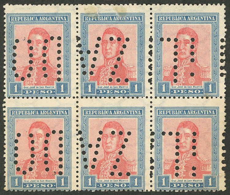 Lot 298 - Argentina general issues -  Guillermo Jalil - Philatino Auction # 2414 ARGENTINA: Super-economy auction with many interesting lots with VERY LOW PRICES!