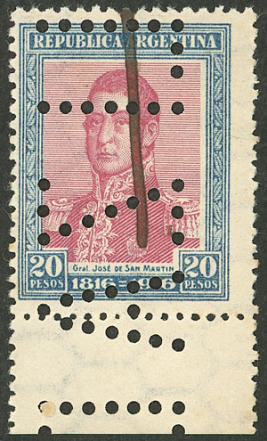 Lot 300 - Argentina general issues -  Guillermo Jalil - Philatino Auction # 2414 ARGENTINA: Super-economy auction with many interesting lots with VERY LOW PRICES!