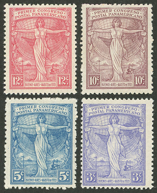 Lot 332 - Argentina general issues -  Guillermo Jalil - Philatino Auction # 2414 ARGENTINA: Super-economy auction with many interesting lots with VERY LOW PRICES!