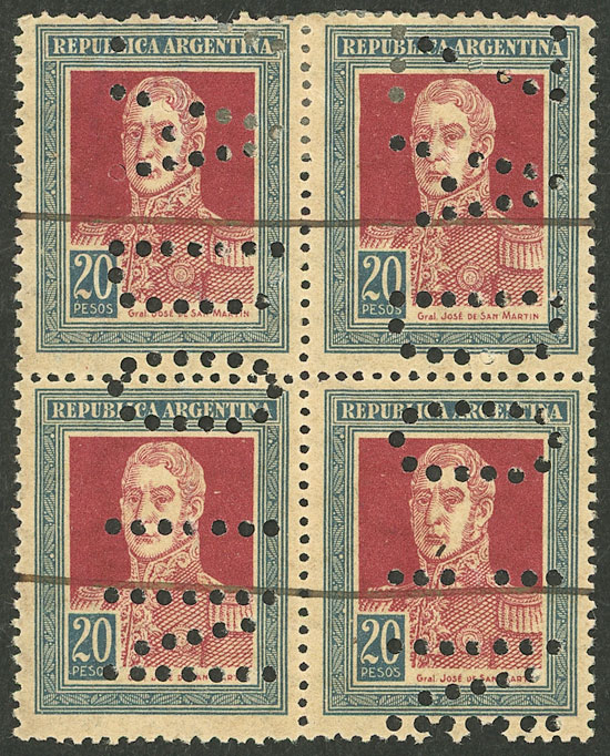 Lot 349 - Argentina general issues -  Guillermo Jalil - Philatino Auction # 2414 ARGENTINA: Super-economy auction with many interesting lots with VERY LOW PRICES!