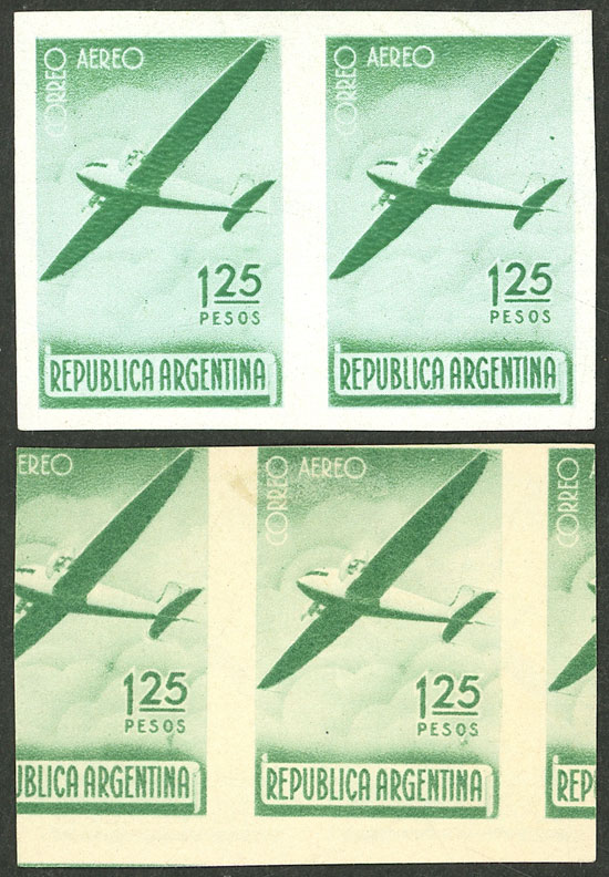 Lot 502 - Argentina general issues -  Guillermo Jalil - Philatino Auction # 2414 ARGENTINA: Super-economy auction with many interesting lots with VERY LOW PRICES!